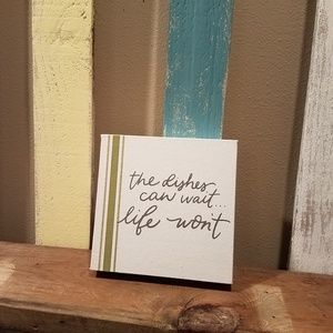 Brand new wood farmhouse style home decor